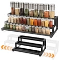 thumbnail image 1 of Godance 3-Tier Spice Rack Organizer for Kitchen Cabinet or Pantry, 16"-29" Expandable Spice Organization Shelf, Seasoning Organizer, Metal Display Shelf, Slip-Resistant Design for Jars and Bottles, 1 of 7
