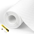 thumbnail image 1 of Godance Shelf and Drawer Liner for Kitchen Cabinet, Non Adhesive Non Slip Liner with 1 Knife and Ruler, Waterproof Washable EVA Mat for Kitchen, Drawer, Fridge, 11.8 x 236inch, White, 1 of 7