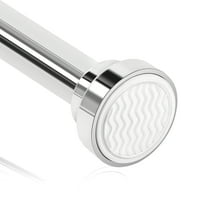 Godance Shower Curtain Rod, 27-76 inch Adjustable Spring Tension Curtain Rod, Heavy Duty Stainless Steel Shower Rod, No Drilling Shower Rod for Bathroom, Windows, Kitchen