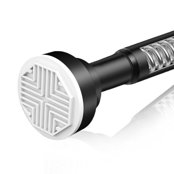 Godance Shower Curtain Rod, 28-75 inch Adjustable Spring Tension Curtain Rod, Heavy Duty Stainless Steel Shower Rod, No Drilling Shower Rod for Bathroom, Windows, Kitchen