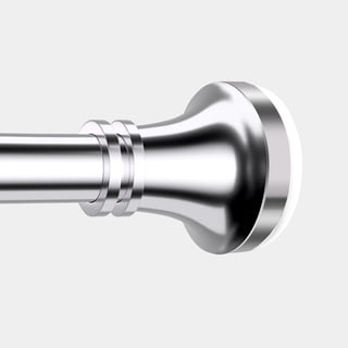 Spring-Loaded Tension Curtain Rod - Adjustable, No Drilling, Heavy-Duty Steel