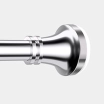 Spring Lock Rod Clip Adjustable GIRACOA Tension Curtain Rod 47-74 Inch, No Drill Telescoping Curtain ...