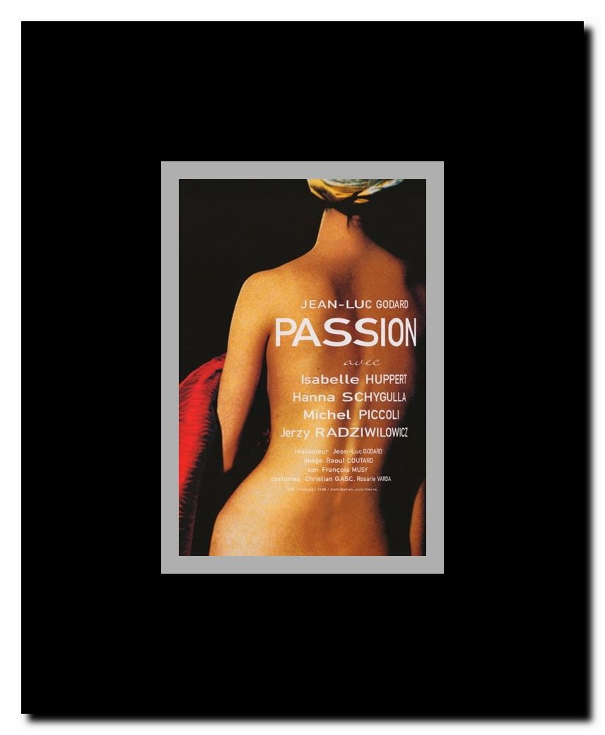 Godard's Passion Framed Movie Poster