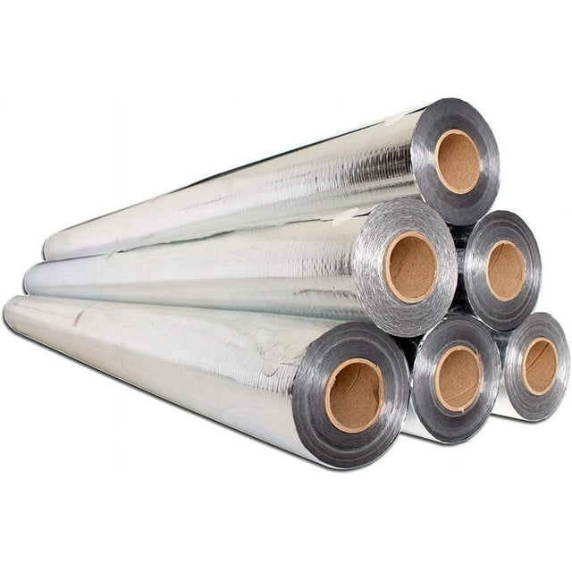 500 sqft (4ft x 125ft) of Commercial Grade Perforated No Tear Green Insulation Attic Foil Roof Attic House Wrap