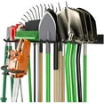 Godboat Garage Storage, Garden Tool Organizer, 4 Hooks Garage