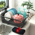 Godboat Kitchen Sink Organizer, Sponge Holder, Dish Brush Holder with ...