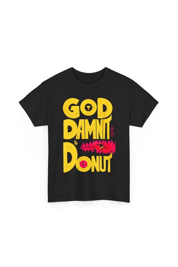Goddammit Donut T-Shirt, Book Lover Women Men Funny T-Shirt