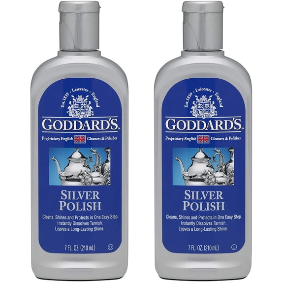 Goddard's Silver Polish Liquid Cleaner - Pack of 2