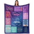 thumbnail image 1 of Goddaughter Gifts from Godmother Godfather, Goddaughter Gifts Blanket 60"x50", Birthday Gifts for Goddaughter, Grown Goddaughter Gifts for Girls, to My Goddaughter Graduation Gifts Throw Blanket, 1 of 6