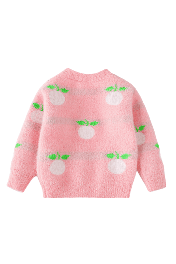 12M-6Y Girls princess Pullover Sweater Cute Knitwear Winter Fall Skin-Friendly Cartoon Knit Sweater for Baby Toddler