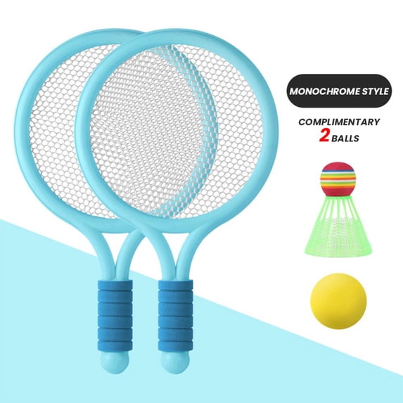 Godderr 15.75x9.45inch Toddler Badminton Racket ,Baby Outdoor Indoor Sport Exercise Kids Toys Sports Boys Girls Badminton Racket