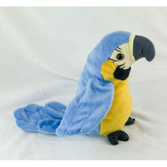 Godderr 1PCS Cute Talking Parrot Repeats What You Say Talking Bird Plush Animal Toy Electronic Plush Parrot for Boy and Girl Gift Bird Toys