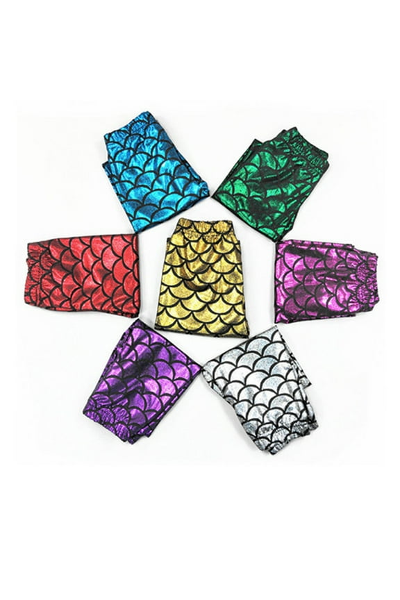 2-11 Years Girls Scale Leggings for Baby Kids Illusion Bottoms Sequins Tights Fall Winter Slim Trousers Teens Warm Underwear Pants