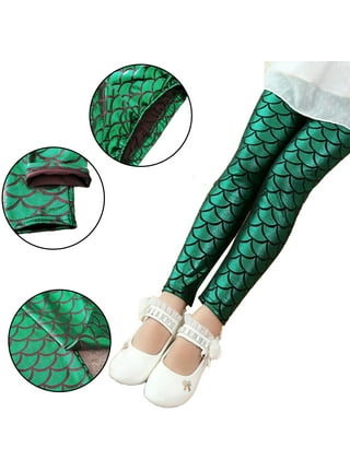 Mermaid Leggings for Kids, 2-11 Years