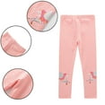 thumbnail image 1 of Godderr 2-7Y Girls Cotton Leggings Length Leggings Pants for Toddler Baby Kids Warm Stretchy Pants Kids Leggings Dress with Spring Autumn Pants, 1 of 5