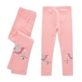 thumbnail image 1 of Godderr 2-7Y Girls Cotton Leggings Length Leggings Pants for Toddler Baby Kids Warm Stretchy Pants Kids Leggings Dress with Spring Autumn Pants, 1 of 5