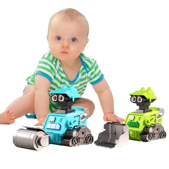 Godderr 2PCS 2+ Years Old Boys Mini Car Toys,Kids Boys Pressing Engineering Vehicle Toys Car,Toddler Engineering Vehicle Car Toys