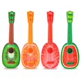 thumbnail image 1 of Godderr 2PCS Fruit Guitar Ukulele Toy Music Toy Toddler Learning Toy Boy Girl Toy, 1 of 4