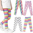 thumbnail image 1 of Godderr 3-10Y Baby Girls Kids Stretchy Leggings Pants Cartoon Comfortable Classic Spring Autumn Trousers for Toddler Kids, 1 of 5