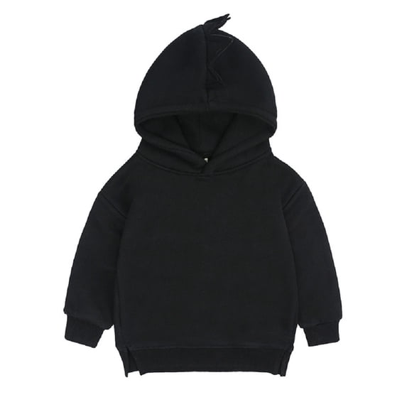 Godderr 6M-4Y Kids Toddler Baby Pullover Hoodie Sweatshirt for Boys Girls Fleece Dinosaur Jackets Newborn Solid color autumn style Sweatsuit