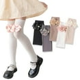 thumbnail image 1 of Godderr Baby Kids Girl's Knee High Socks with Bow 3-12Y Little Girl's Dress Socks Cotton Tube Long Socks Non-slip Socks 2 Pairs, 1 of 8