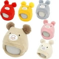 thumbnail image 1 of Godderr Baby Kids Warm Winter Hats Toddler Boys Girls 2-6Y Winter Hat Cold Warm Cap Cute Thick Earflap Hood Hat Scarves with Ears Hat, 1 of 6