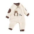 thumbnail image 1 of Godderr Baby Newborn Cotton Romper，Toddler Autumn Cotton One-Piece Romper Fashion Cute Baby Jumpsuit for 2-9 Years, 1 of 5