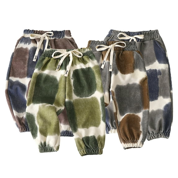 Godderr Baby Toddler Autumn Jacquard Cargo Pants Sweatpants Newborn Kids Soft Outdoor Jogger Pants Comfortable Sweatpants for Boy Girl