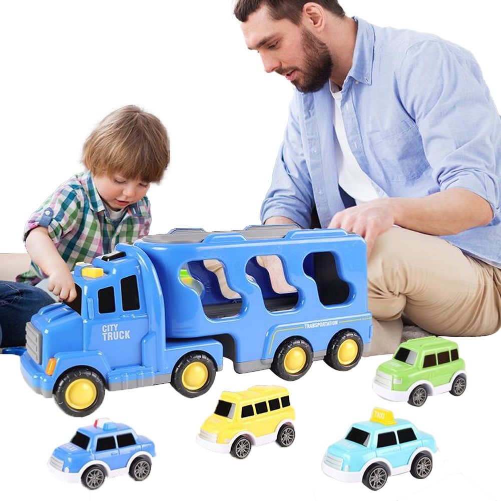 Godderr Baby Toddler Large Double Construction Car Toys 3-5Y with Music ...