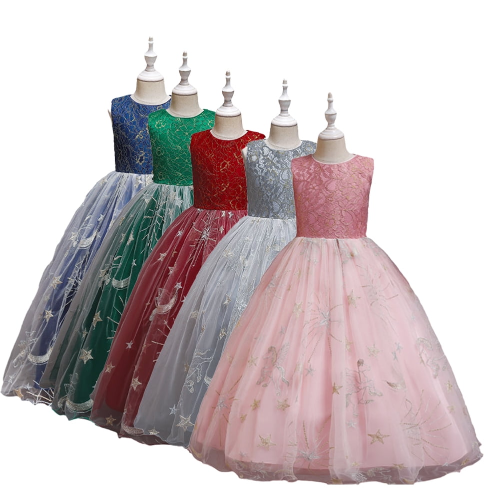 bridesmaid princess dress Little Princess Dress,Pink Tulle Formal Dress,Elegant Junior Bridesmaid Dress,JB00053, J4 / Silver