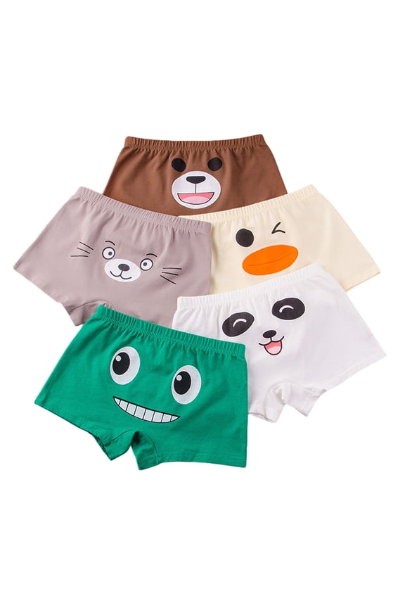Boys Boxer Briefs Underwear Kids Toddler Cotton Boxer Briefs Cartoon Training Boy Shorts for Teen Boys Size 3-18 Years