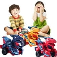 thumbnail image 1 of Godderr Boys Dinosaur Deformation Car Toys for Kids Toddler,Inertia Crash Car Toys,Crash Deformation Car Toys for 3+ Years Old Boys Car Toys, 1 of 5