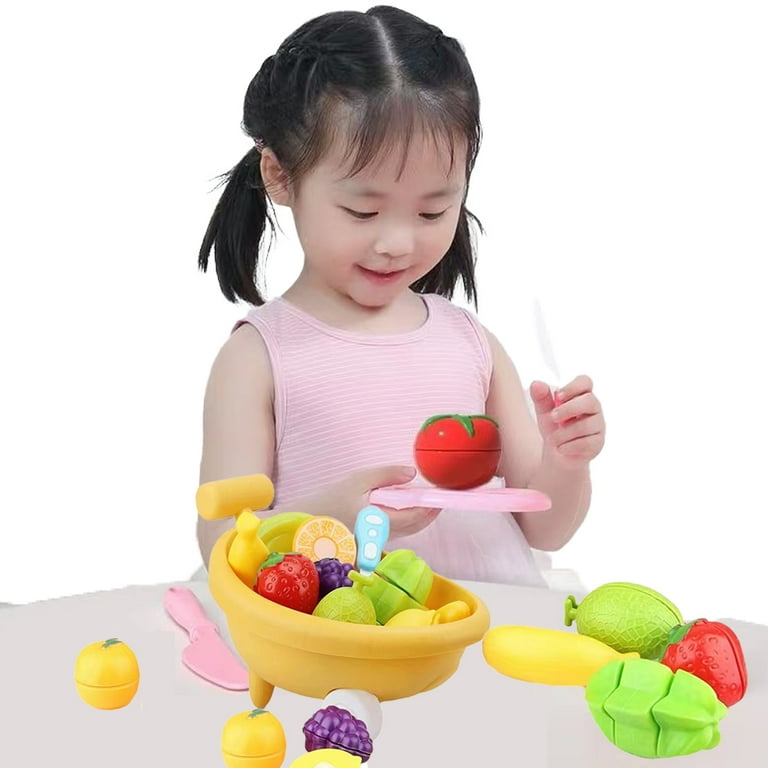 Kids cutting fruit sale