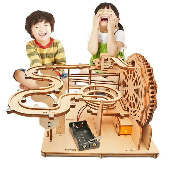 Godderr Boys Girls Wooden Puzzle Toys,Kids Handmade Building Block Toys,Toddler Orbit Ball Toys for 3+ Years Old