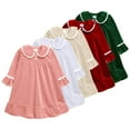 thumbnail image 1 of Godderr Girls Autumn Winter Dress Pajamas for Kids Toddler ,Towel Robes for Kids,Newborn Mid Length Dress Sleepwear for 3M-11Y, 1 of 8