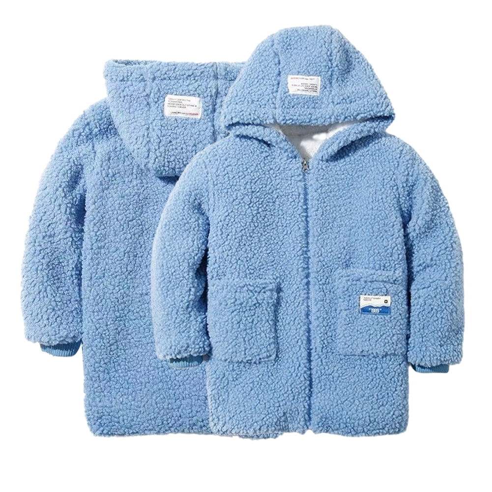 Jacket Woolies Kids Clothes Godderr Girls Boys Zip Warm Coat