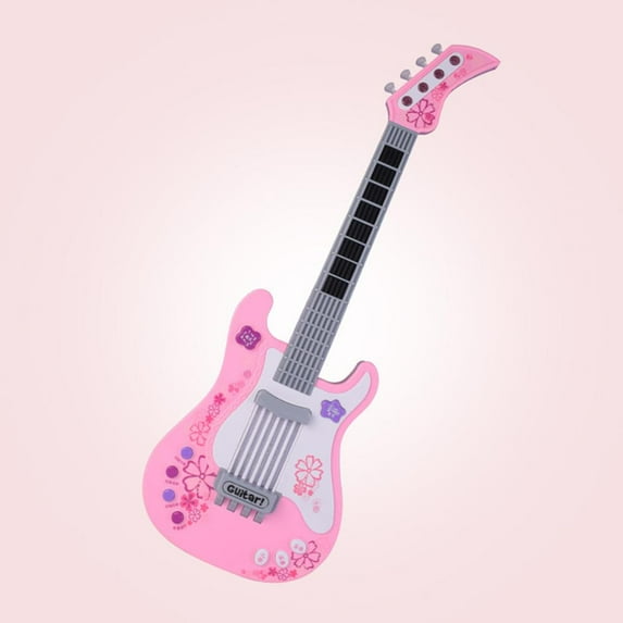 Godderr Kid Toddler Electric Guitar for 3-5 T Multifunctional Induction Electric Guitar Touch Can Play Guitar
