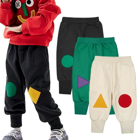 Godderr Kids Baby Boys Girls Fleece Winter Pant 1-6Y Toddler Thick Warm Jogger Pant Elastic Waist Sweatpants Toddler Winter Trousers