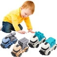 thumbnail image 1 of Godderr Kids Baby Construction Trucks Toys,Toddler Toy Friction Powered Cars Tractor Bulldozer Dumper Cement Mixer Engineering Vehicles Toys 6Pcs, 1 of 6
