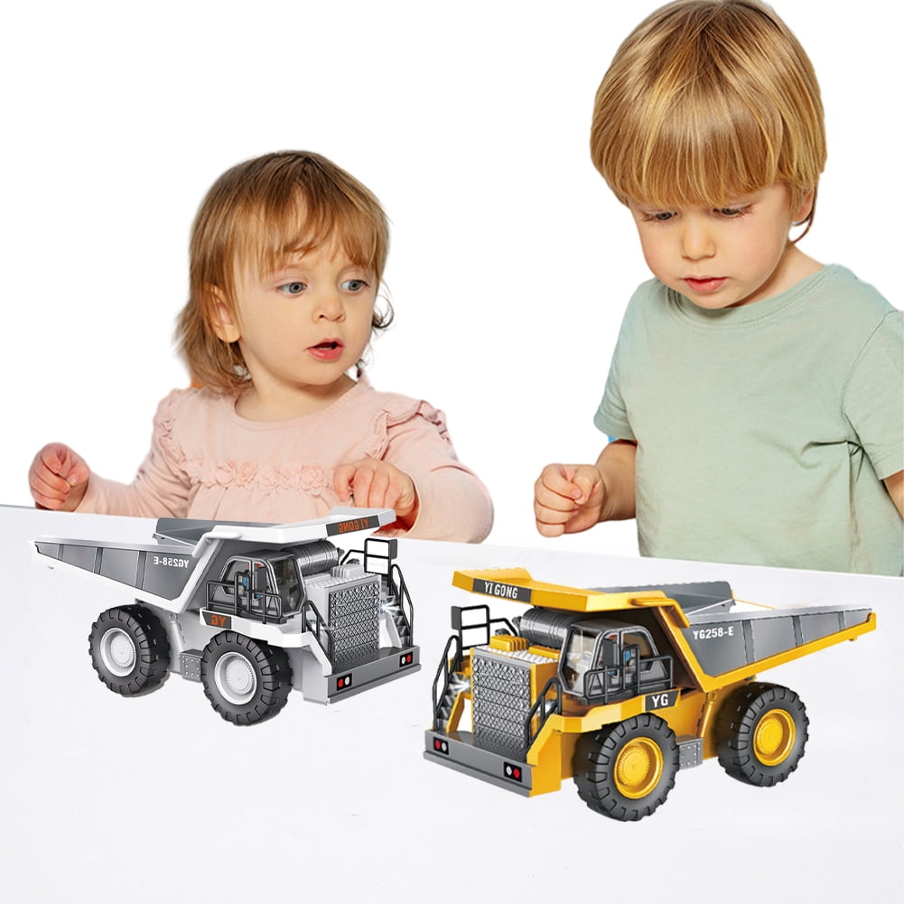 Godderr Kids Baby Remote Control Dump Truck Toys Toddler Rc