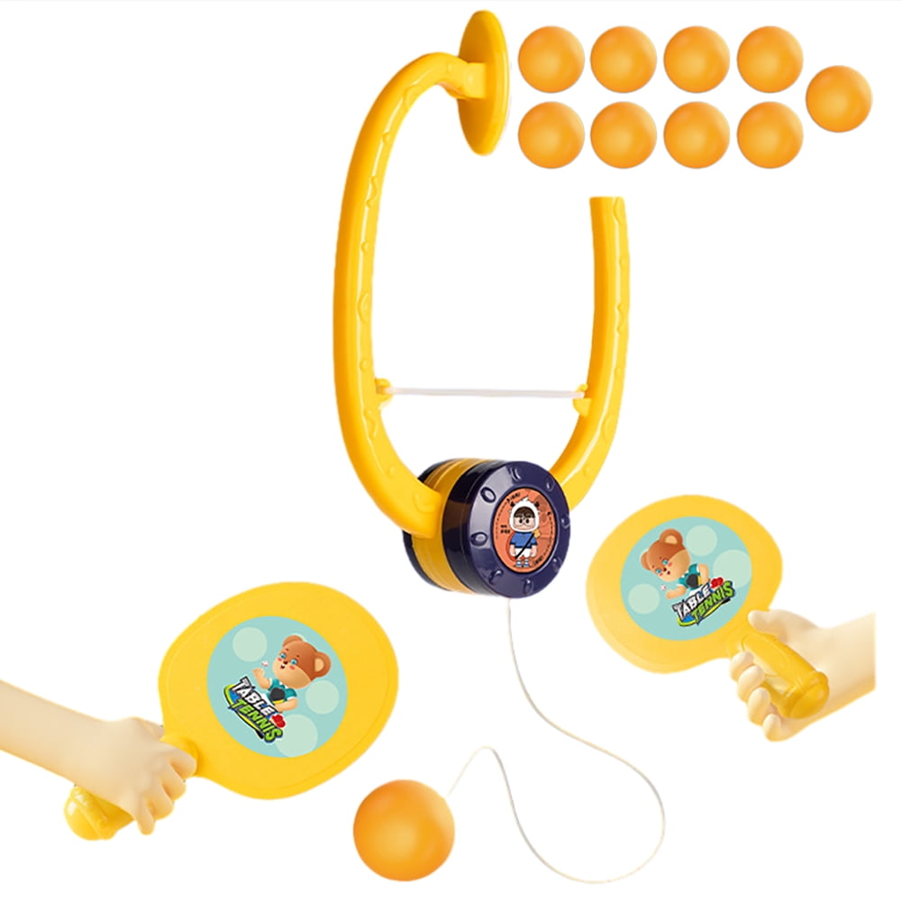 Godderr Kids Baby Toys 3 Y Old Above Kids Hanging Table Tennis Trainer Hanging Pingpong Set Parent-Child Toy 1 Set