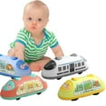 thumbnail image 1 of Godderr Kids Baby Train Toys Cars Cars for Toddlers, Baby Toy Cartoon Cars for 1 to 3 Year Old Boy or Girl Toddlers Party Birthday Christmas Toys, 1 of 5