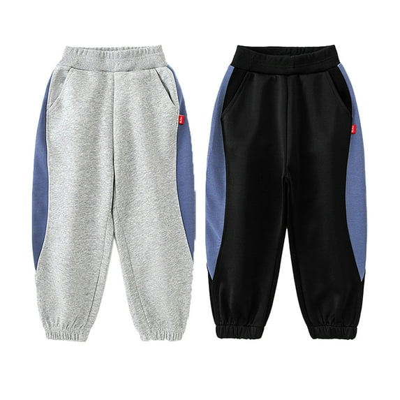 Godderr Kids Boys Boys Girls Autumn Winter Sweatpants 3-15Y Teen Active Pants Guard Pants Wear Pants Baby Student School Jogger Pants Toddler Elastic Waist Sports Pants