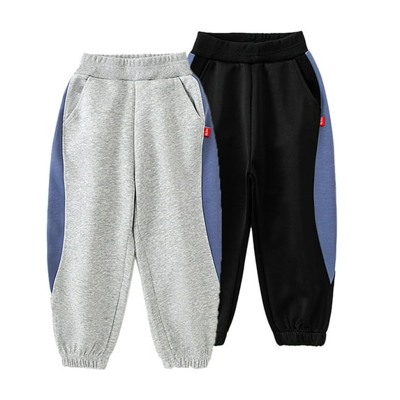 Godderr Kids Boys Boys Girls Autumn Winter Sweatpants 3-15Y Teen Active Pants Guard Pants Wear Pants Baby Student School Jogger Pants Toddler Elastic Waist Sports Pants