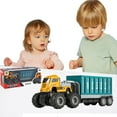 thumbnail image 1 of Godderr Kids Boys Construction Vehicle Toys Toddler Dump Truck Toys Engineering Car Inertia Alloy Models Car Toys, 1 of 5