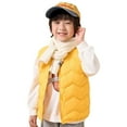 thumbnail image 1 of Godderr Kids Boys Girls Puffer down Vest Winter Warm Coat Outwear with Zip Quilted Vest Thicken Solid Color Sleeveless Vest for 4-5Y, 1 of 6