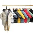 thumbnail image 1 of Godderr Kids Boys Girls Winter Coat Long Puffer Down Jacket with Hooded for Toddler Baby Down Coat Outwear Thickened Button down Clothes for 2-10Y, 1 of 5