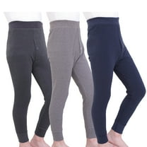 Godderr Kids Boys Thermal Compression Leggings Winter Pants Youth Fleece Lined Base Layer Tights Toddler Baby Cold Weather Warm Leggings for 2-14Y