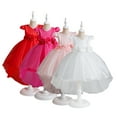 thumbnail image 1 of Godderr Kids Girls Flower Princess Dress 4-12Y Toddlers Birthday Bridesmaid Party Pageant Formal Lace Long Dresses Evening Dress Flower Girl Dresses for Wedding, 1 of 6