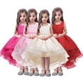 thumbnail image 1 of Godderr Kids Girls Princess Dress Tutu Dress Sleeveless Lace Big Girls Princess Performance Stage Dress Party Gown Birthday Outfit Photography Prop Special Occasion Princess Dresses for 3-14Y, 1 of 8